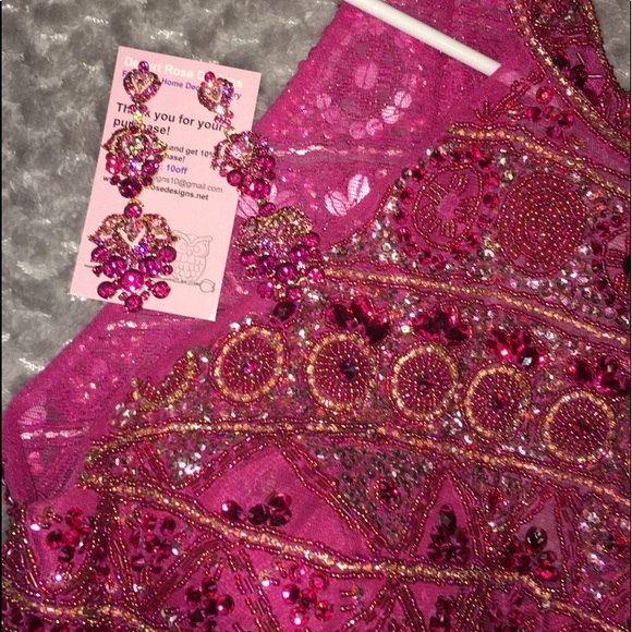 Sherri Hill Homecoming Dress W/ Matching Earrings! - Picture 3 of 6